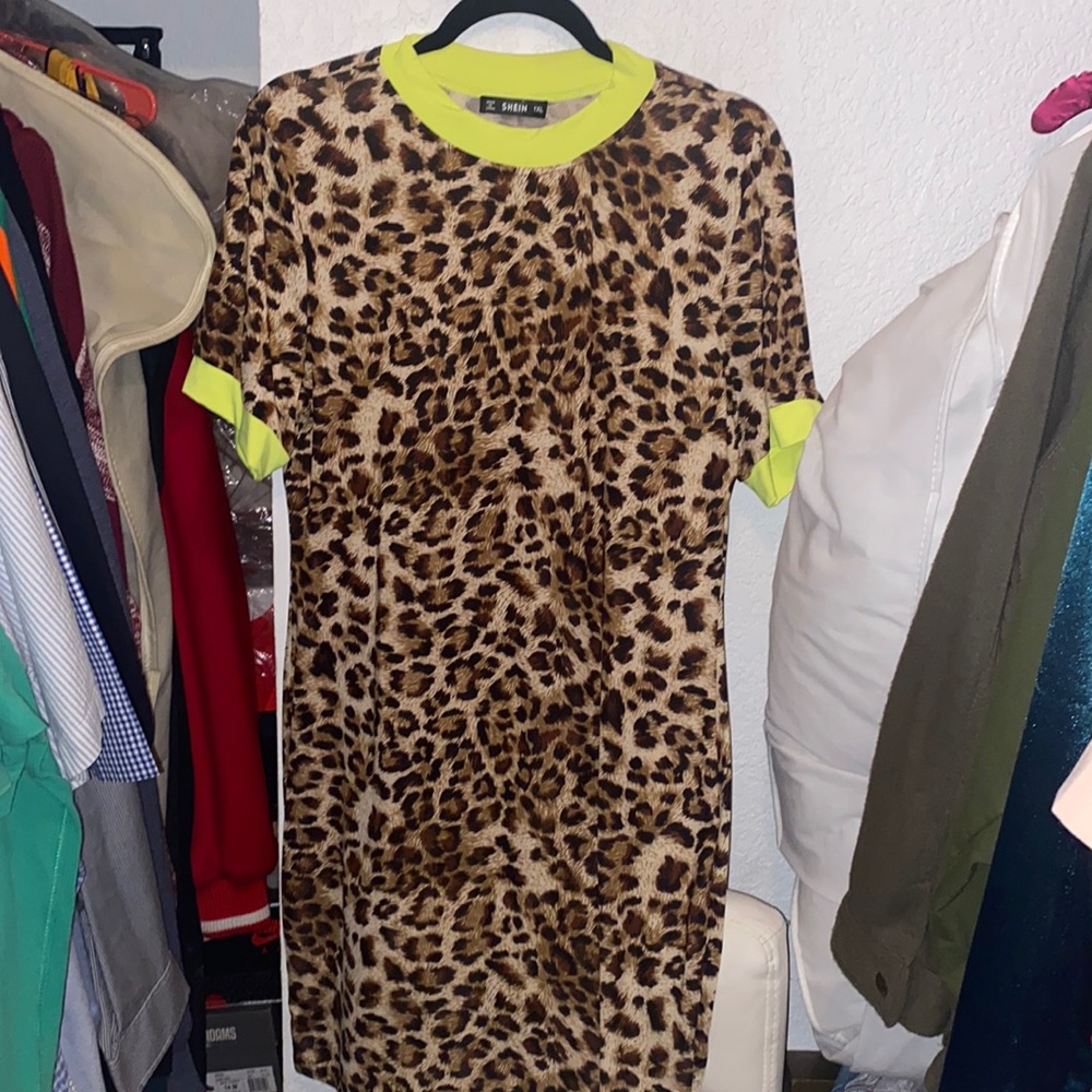 Body Con Dress -leopard print